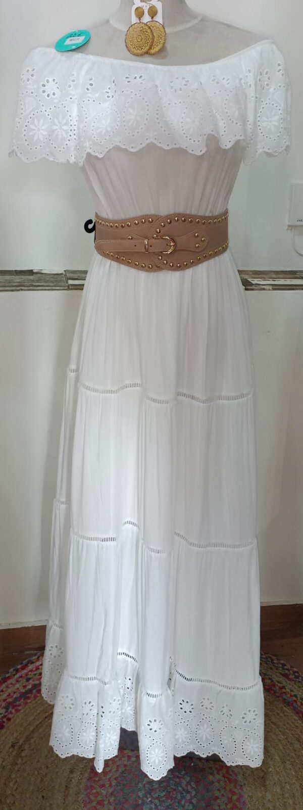 vestido palabra de honor